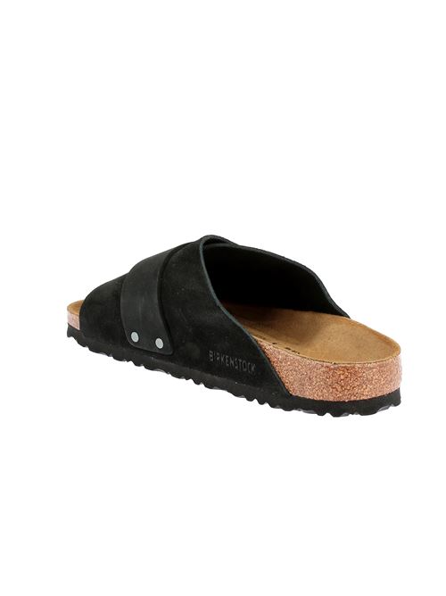 Kyoto sabot da uomo in camoscio e nabuk black BIRKENSTOCK | KYOTO U1022566